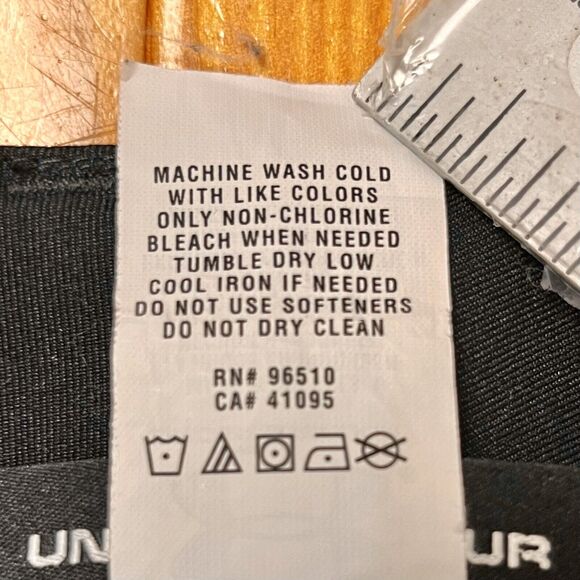 Under Armour Golf Work Pants Mens 38X30 Actual 40”Black Straight Leg Activewear - Picture 14 of 16